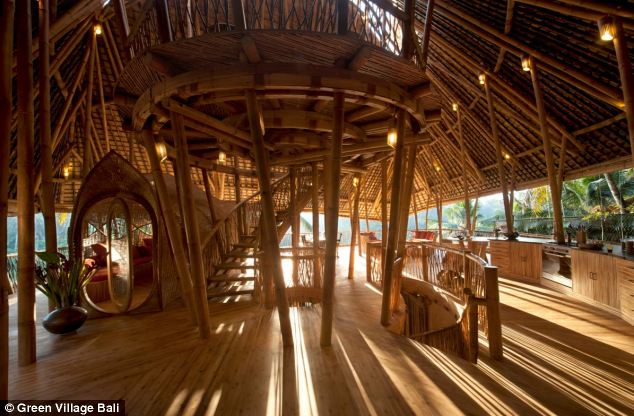 The bamboo is treated so it lasts longer and Hardy said the homes could last a lifetime